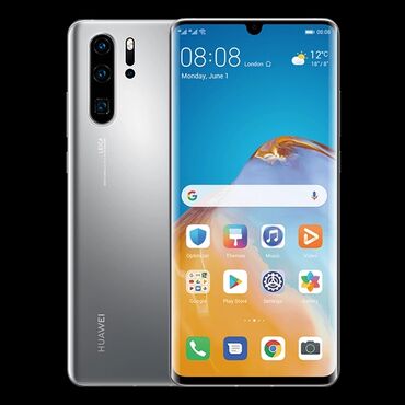 сотовый телефон хуавей: Huawei P30 Pro, 128 ГБ, цвет - Серебристый, 2 SIM