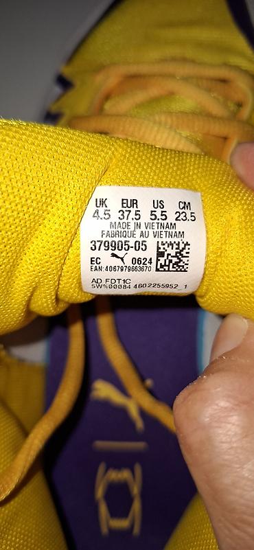 nike patike air force: Puma košarkaške patike – žuto‑ljubičaste, malo nošene. - Model sa — 6