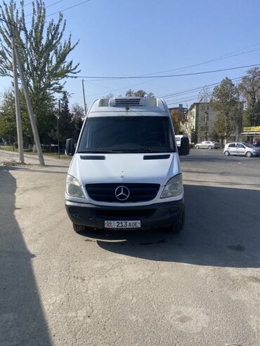 ночная охрана: Mercedes-Benz Sprinter — длиннобазный фургон, высокая крыша. Белый