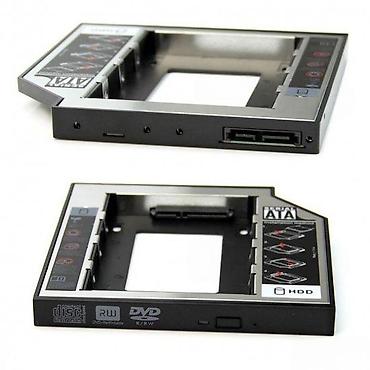 univerzalne multimedije: HDD/SSD fioka (Caddy) za ugradnju u mesto optičkog drajva u laptopu - — 2