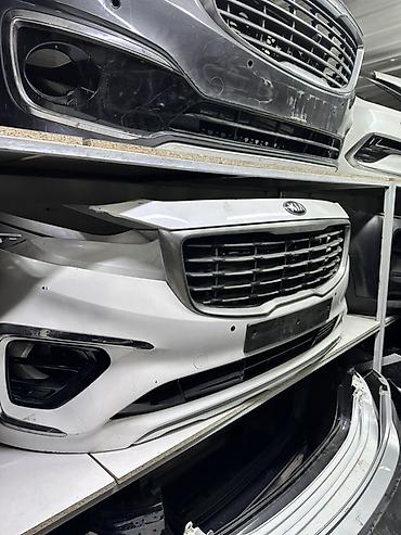 передний бампер киа рио 4 белый: Передний бампер в сборе для Kia (эмблема KIA на решетке радиатора). - — 1