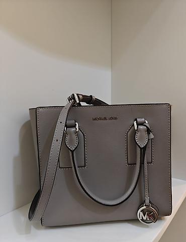 Çantalar: Michael Kors qadın çantas - Rəng: Tünd boz (taupe-a yaxın) - Material — 1