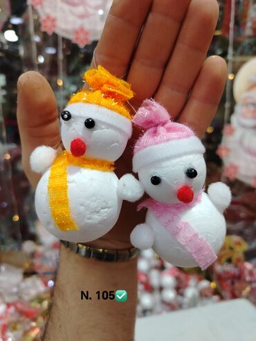 Yeni il oyuncaqları və bəzəkləri: Yeni il bəzək dəsti – işıqlı şüşə oyuncaqlar və parıltılı aksessuarlar — 11