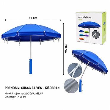 KMT suncobran za plažu jednobojne 3280958 Praktičan suncobran za