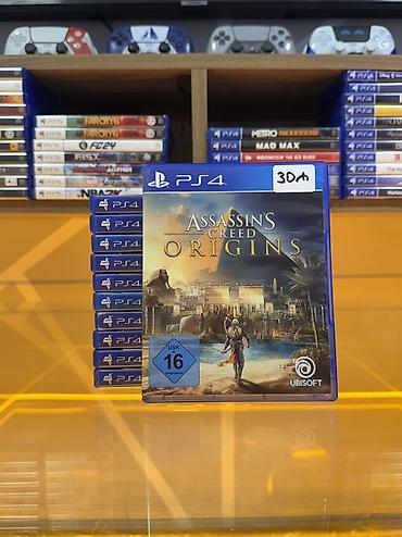 Video oyunlar və konsollar: Assasins Creed Origins-PS4 diski Oyun diski tam işlək vəziyyətdədir — 1