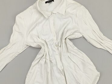 białe bluzki z falbanką: Shirt, Esmara, M (EU 38), condition - Good