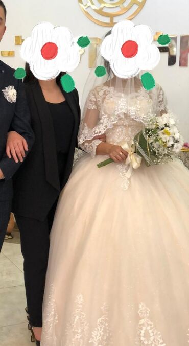 свадебные платья бишкек дордой: Продаю свадебное платье одевала один раз цена 12000