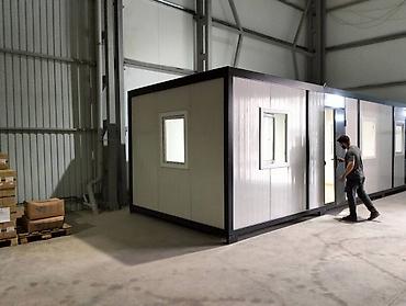 Konteynerlər: Ofis Konteyner ✅ 9.00x3.00m Konteyner ✅ Uzunluq: 9.00m    ✅ En — 2