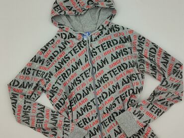 czarna bluza z kapturem sinsay: Women`s hoodie, size L