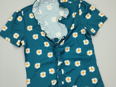 bluzki z bufkami w kwiaty: Koszula Damska, S, stan - Bardzo dobry