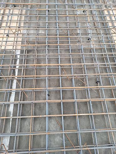 hasar ucun setka: Məhsul: Armatur toru (dəmir donatı qəfəsi) Təsvir: - Monolit beton — 1