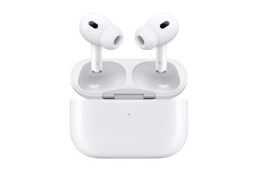 наушники apple airpods 2 оригинал: Вакуумдук, Apple, Колдонулган, Электр зымсыз (Bluetooth), Классикалык