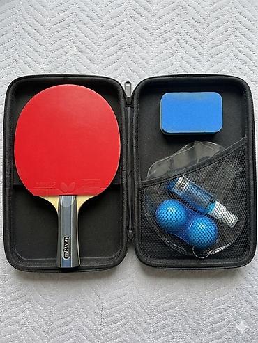 Продаю оригинальный комплект Butterfly (ракетка + уход). Идеальное