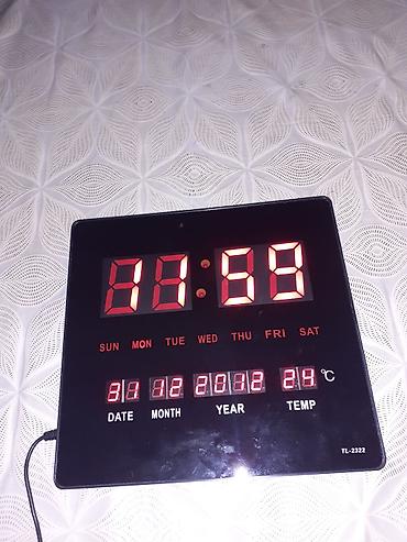 Ev saatları: Divar saatları, Elektron, Arxa işıq — 1