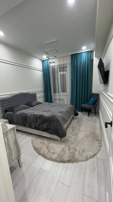 однокомнатные квартиры гостиничного типа в бишкеке: 1 комната, 40 м², Элитка, 11 этаж, Евроремонт