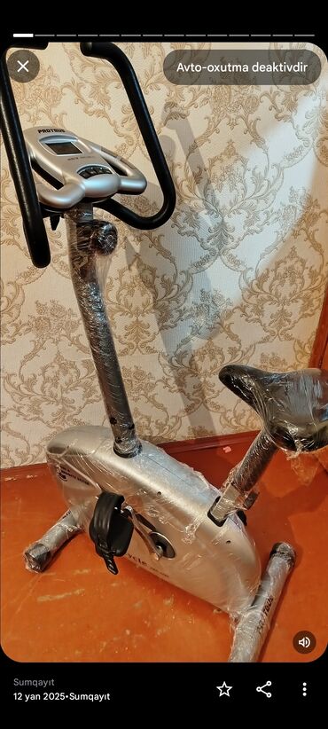 Dəbilqələr: Proteus markasına məxsus bu fitnes velosipedi evdə məşq üçün nəzərdə
