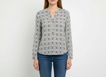 spódnice długie dla puszystych: Women's blouse, size M
