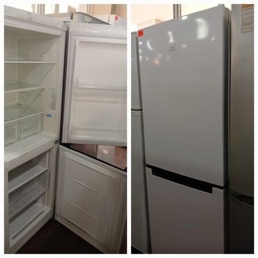 Aspiratorlar: İndesit iki qapılı soyuducu - Aşağıda dondurucu, yuxarıda soyutma