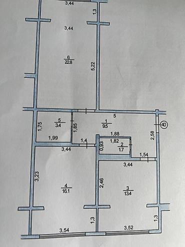 Продажа квартир: 2 комнаты, 68 м², 5 этаж, Евроремонт — 1