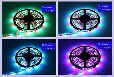 disko projektor: Set Led traka RGB 3528 5m kontroler daljinskim napajanje. Komplet Led — 8