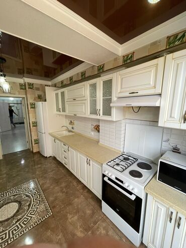 тынчтык конушу дом: 3 комнаты, 90 м², Элитка, 8 этаж, Евроремонт