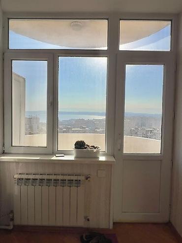 PVC balkon qapısı və pəncərə bloku - Material: ağ rəngli PVC