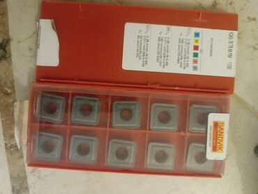 Digər alətlər: Torna və frezə üçün kəsici lövhəciklər (karbid insertlər) komplekti - — 37