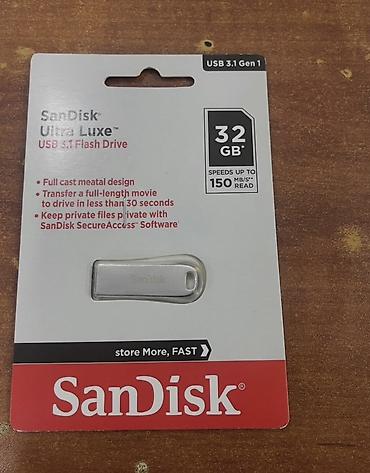 printer usb: SanDisk Ultra Luxe USB Flash Drive – USB 3.1 Gen 1 - Yaddaş həcmi: 64 — 2