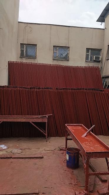 Металлические заборные секции (штакет/решётка), окрашенные