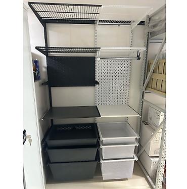 Полки, стеллажи: Гардеробная система ПРАКТИК Home Optima G150 графит !!отличается — 3
