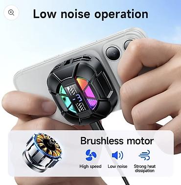 gaming computer: Магнитный кулер для смартфона GA5 - 2-в-1: крепление на магнитах — 6