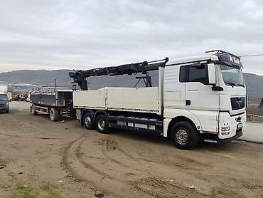 tatra 815: Yükdaşıma xidməti – bortlu kranmaşın və qoşqu - Avtomobil: MAN TGA — 4