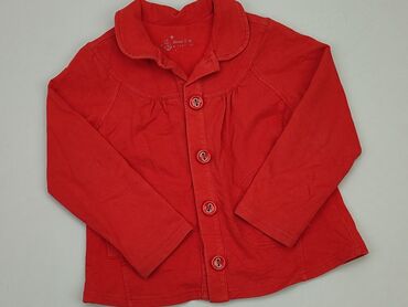 czerwona elegancka bluzka: Bluzka, 5-6 lat, 110-116 cm, stan - Dobry