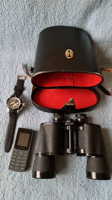 Dvogledi i teleskopi: Daljinogled 10x50 sa kožnom futrolom - Optika: 10x uvećanje, prečnik — 3