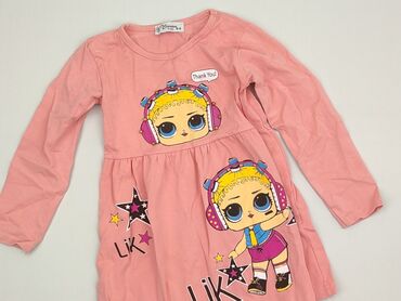 sukienka midi biala: Dress, 5-6 years, 110-116 cm, condition - Very good