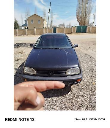 кочкор авто: Volkswagen Golf: 1993 г., 1.8 л, Кол менен иштөөчү, Бензин, Хетчбек — 3
