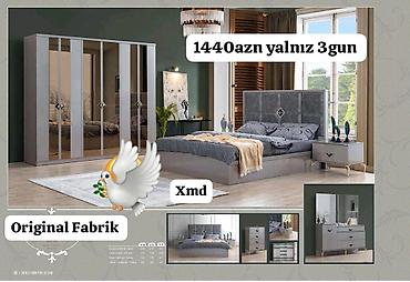 İkinəfərlik çarpayı, Termo, Dolab, 2 tumba, Yeni