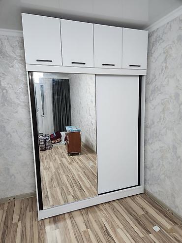 Шкафы-купе: Шкаф купе, С зеркалом, Другой материал — 12