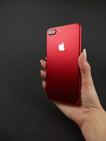 Apple iPhone: IPhone 7 Plus, Б/у, 128 ГБ, Красный, Зарядное устройство, Чехол, 69 %
