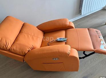 delfin masaj: Premium elektron masajlı Recliner kreslo – 360° fırlanan və yellənən — 4