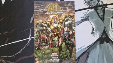 Kitablar, jurnallar, CD, DVD: Age of ultron komiks(çapı dayanmışdır) İNGİLİSCƏ