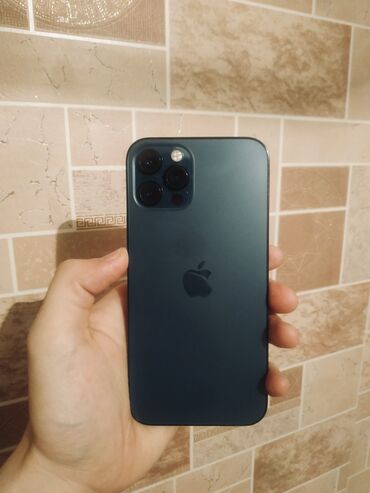 IPhone 12 Pro, 256 ГБ, Pacific Blue, Защитное стекло, Чехол, 82 %