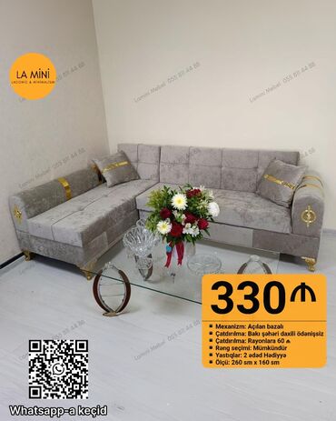 metbex divani: Künc divan, Yeni, Açılan, Bazalı, Parça, Şəhərdaxili pulsuz çatdırılma
