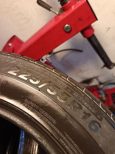 Təkərlər: HILO markalı yay/yol şinləri dəsti - Ölçü: 225/55 R16 - Tip: Radial — 2