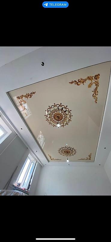 Натяжной потолок: Натяжной потолок 3D потолки Монтаж — 10