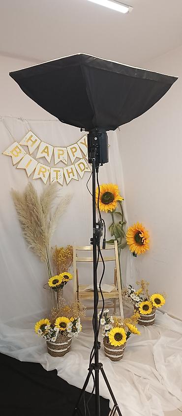 softbox: Foto/Video çəkilişi üçün softbox işıq seti Təzədi destin biri qurulub — 1