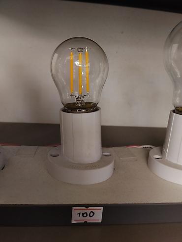 лампачка: LED-лампа с прозрачной колбой и светодиодными филаментами (E27) - — 1
