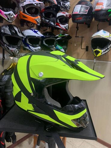 шлем мото: Шлем мотокроссовый, квадроцикл, питбайк, снегоход, мопед новинка