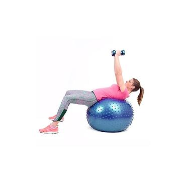balans topu: №: 7009 Məhsulun adı: Fitnes topu Gymnic 1062 tikanlı, PVC, bənövşəyi — 2