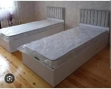 tek neferlik yataq bazali: Yeni, Təknəfərlik çarpayı, Bazalı, Matras ilə, Siyirməsiz — 1